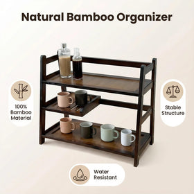 Lnncdsc matcha powder tins storage on top tier helps quick access.