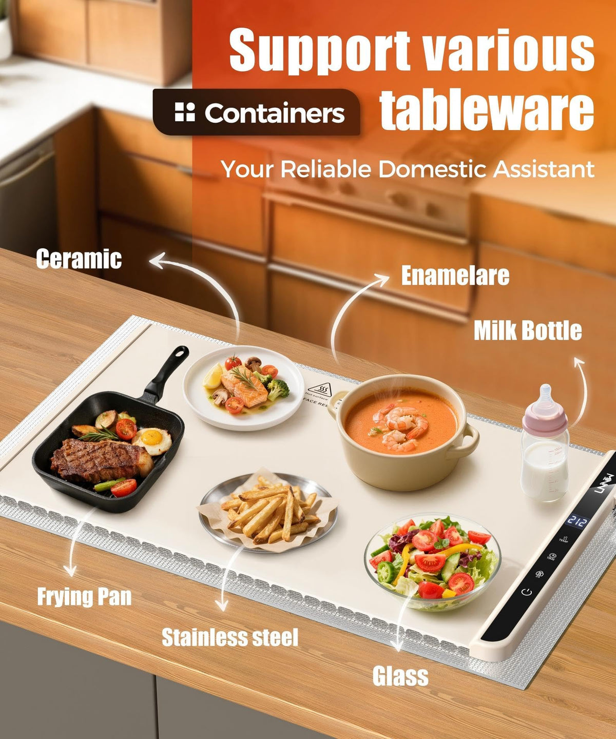 LNNIW six-hour timer helps coordinate serving and avoid overheating