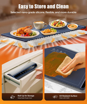 LNNIW warming mat timer presets for hours of warmth