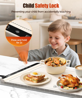 LNNIW warming mat ideal for holiday buffets and entertaining
