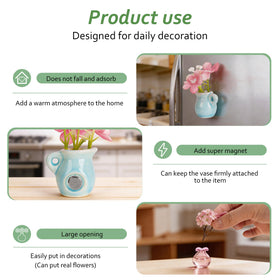 LNYSSQ slam-proof magnets prevent sliding on busy fridge doors.