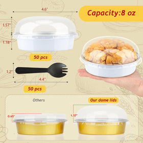 LNYZQUS 4 inch pans dimensions suitable for mini cheesecakes and pies