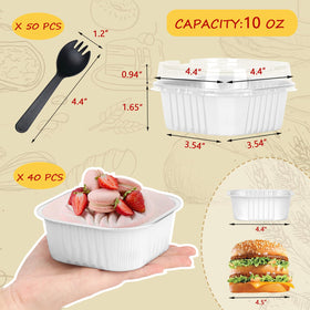 LNYZQUS clear lids for mini pans keep desserts fresh and portable