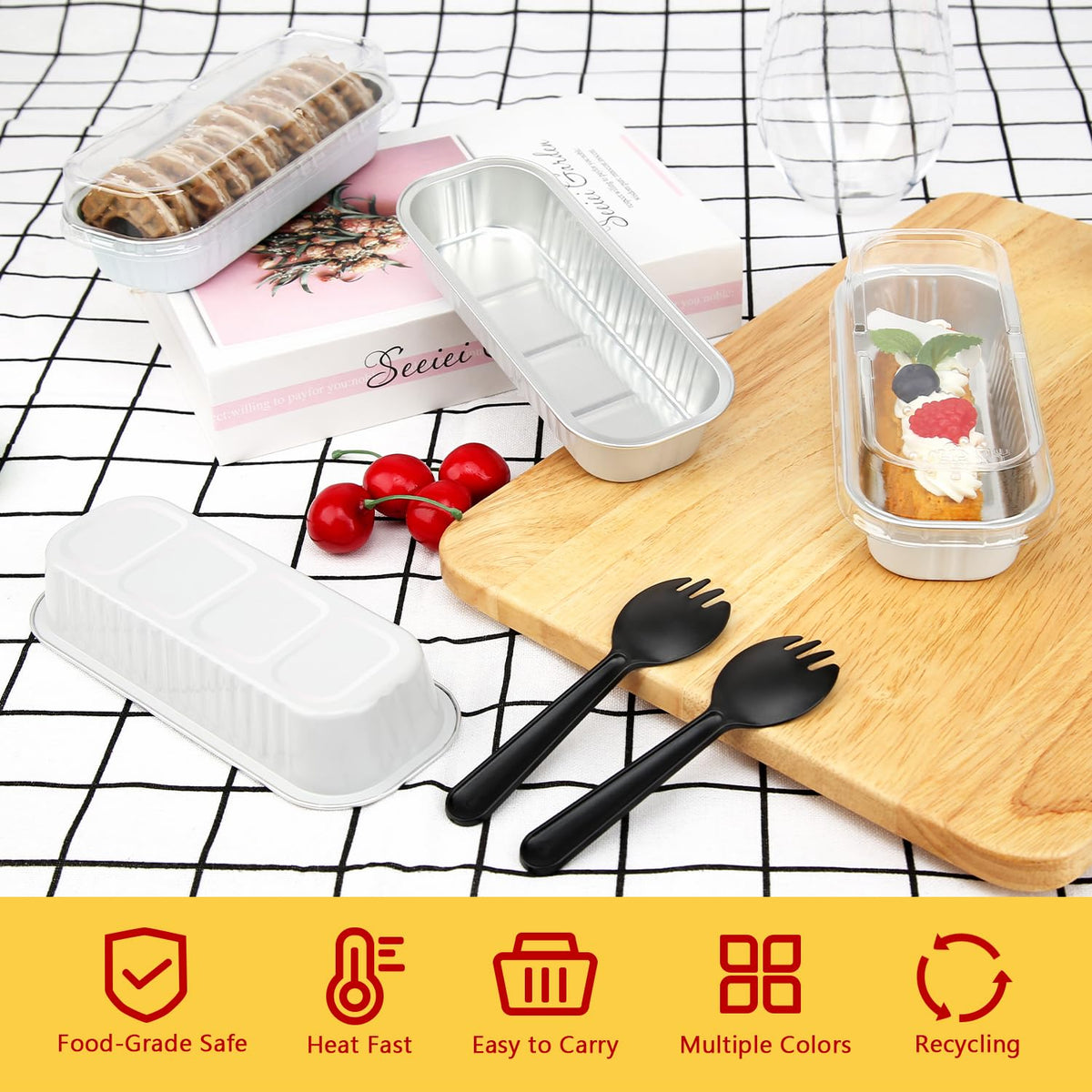 LNYZQUS clear lids tight seal demonstrates freshness protection during transport