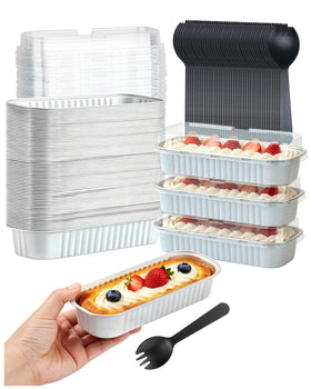 LNYZQUS mini loaf pan with lid for portioned baking and freshness.