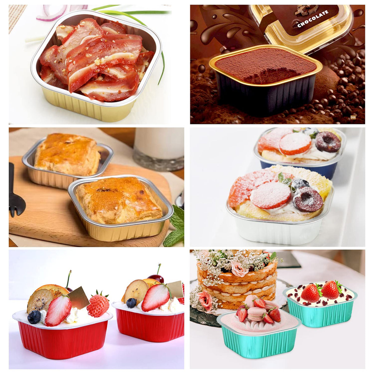 LNYZQUS oven-safe bakeware up to 482°F for versatile cooking and storage