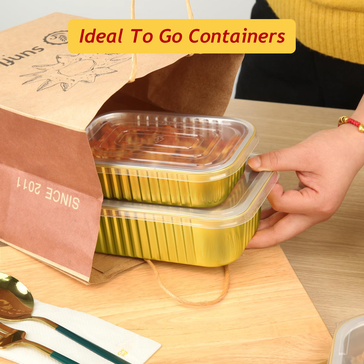 LNYZQUS to-go containers for meals, snacks, and on-the-go dining.