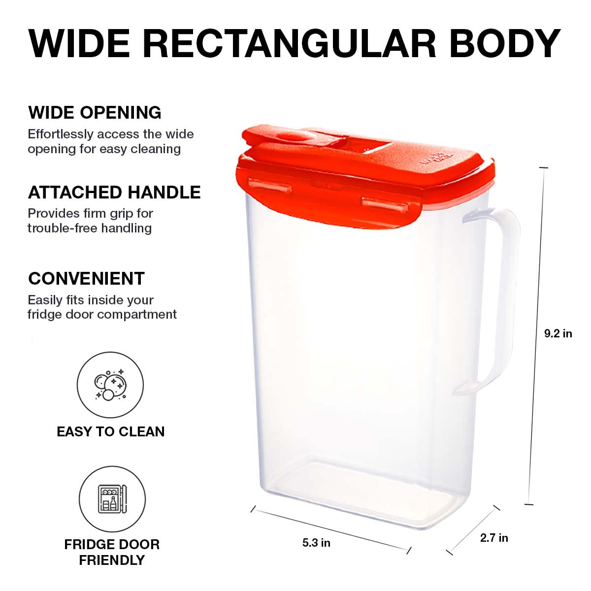 LocknLock Aqua BPA-free plastic for safe daily use with various beverages