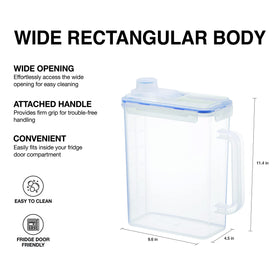 LocknLock Aqua clear body shows beverage level at a glance