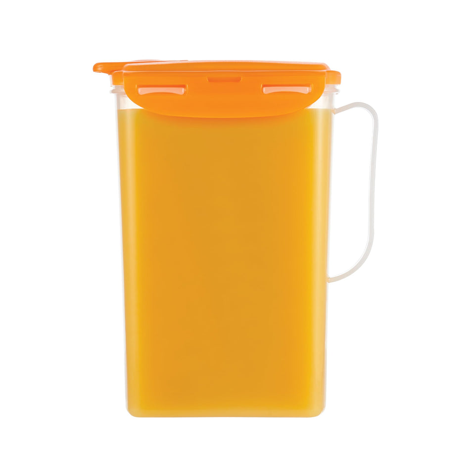 LocknLock Aqua Fridge Water Jug, clear pitcher, easy pouring for everyday fridge use.