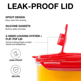 LocknLock Aqua Pitcher Spout enables smooth pouring with minimal drips