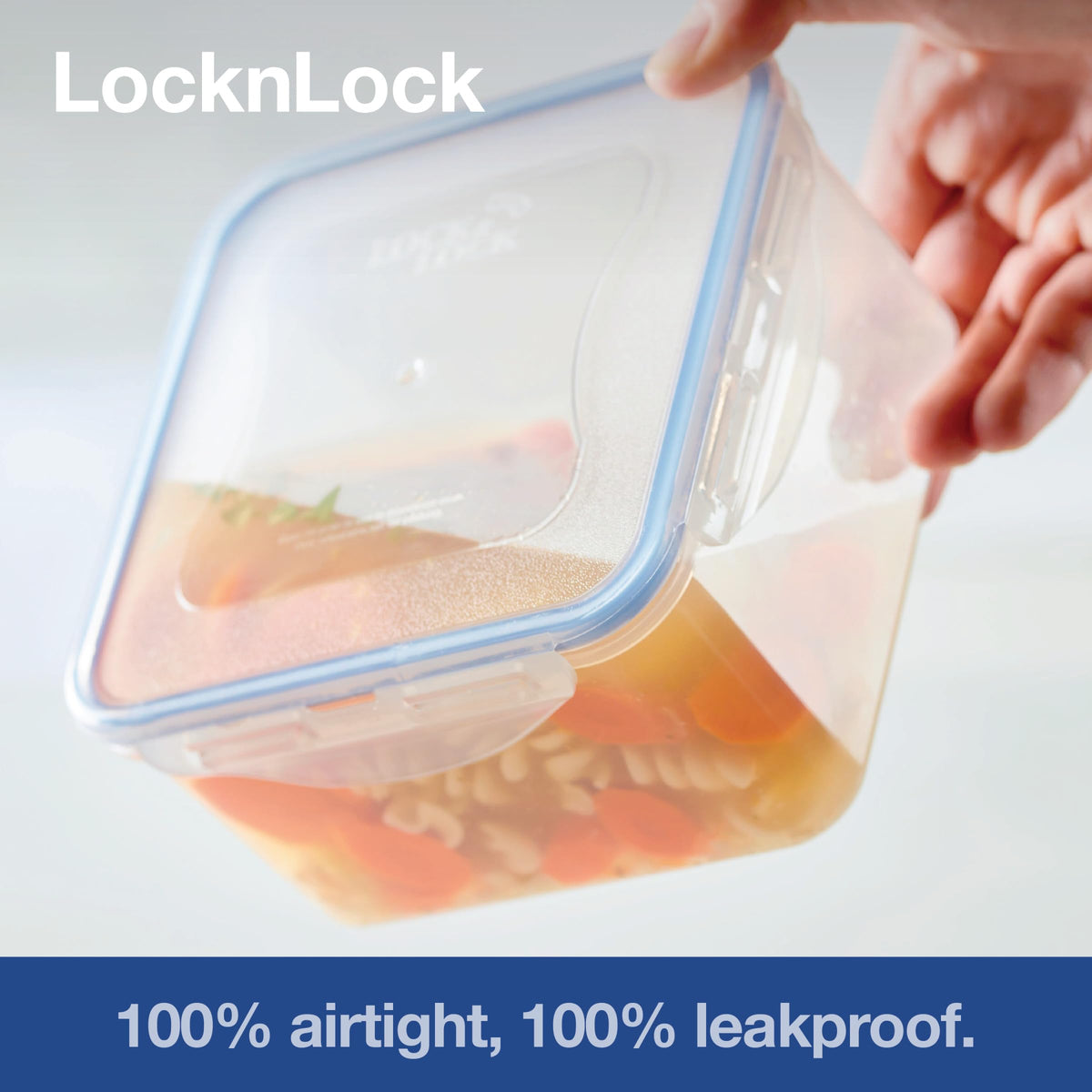 LocknLock 25-ounce container highlights compact pantry organization.