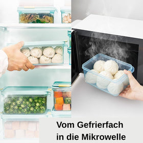 LocknLock Freezer Fit flexible no-stick release for easy removal