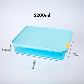 LocknLock Freezer Fit stackable design maximizes freezer organization