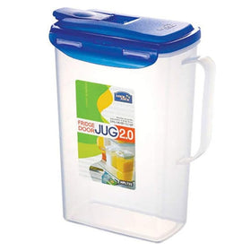 LocknLock fridge jug shows 70.55 oz capacity for easy pouring.