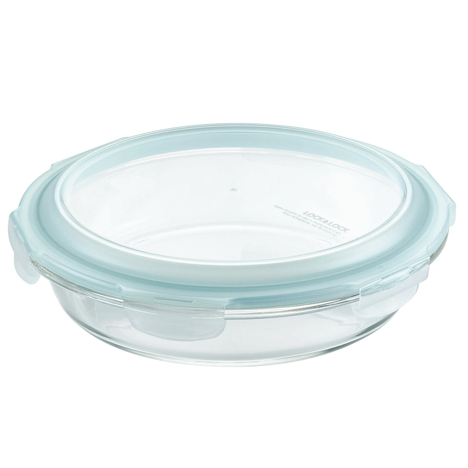 LocknLock Purely Better pie dish with lid keeps leftovers fresh and ready to reheat