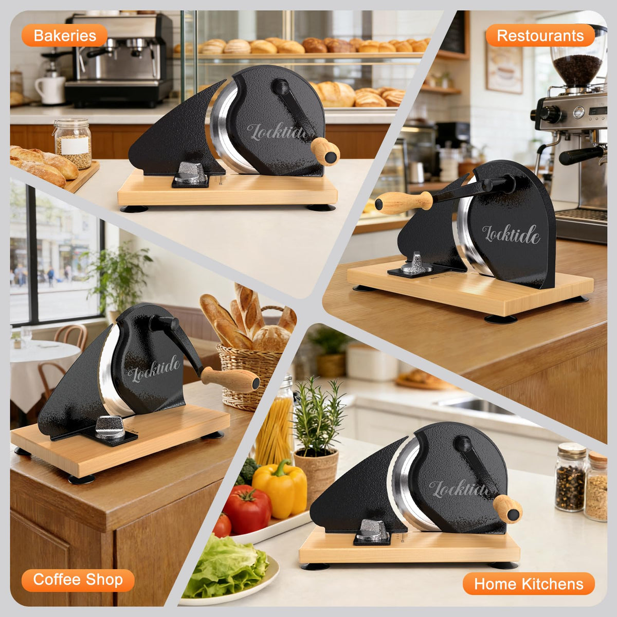 LockTide compact design and easy cleaning simplify daily bread prep