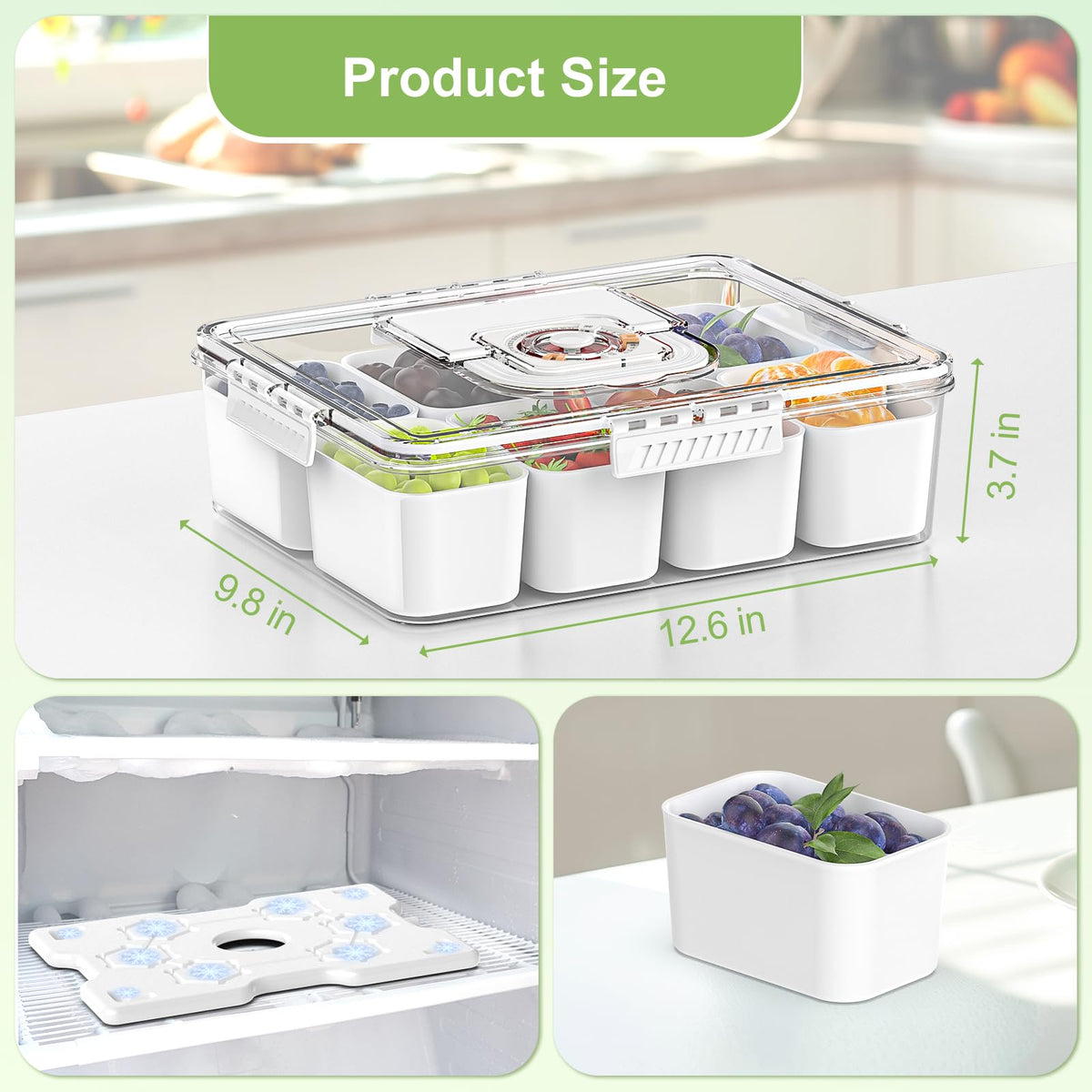 Locliki food-grade PP and PET materials ensure safe storage.