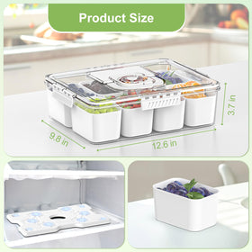 Locliki food-grade PP and PET materials ensure safe storage.