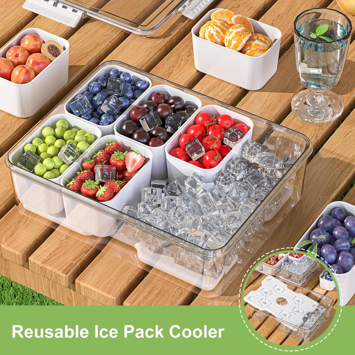 Locliki portable set ideal for road trips, picnics, and snacks.