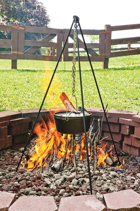 Lodge 8-quart oven ships seasoned for easier cooking start.