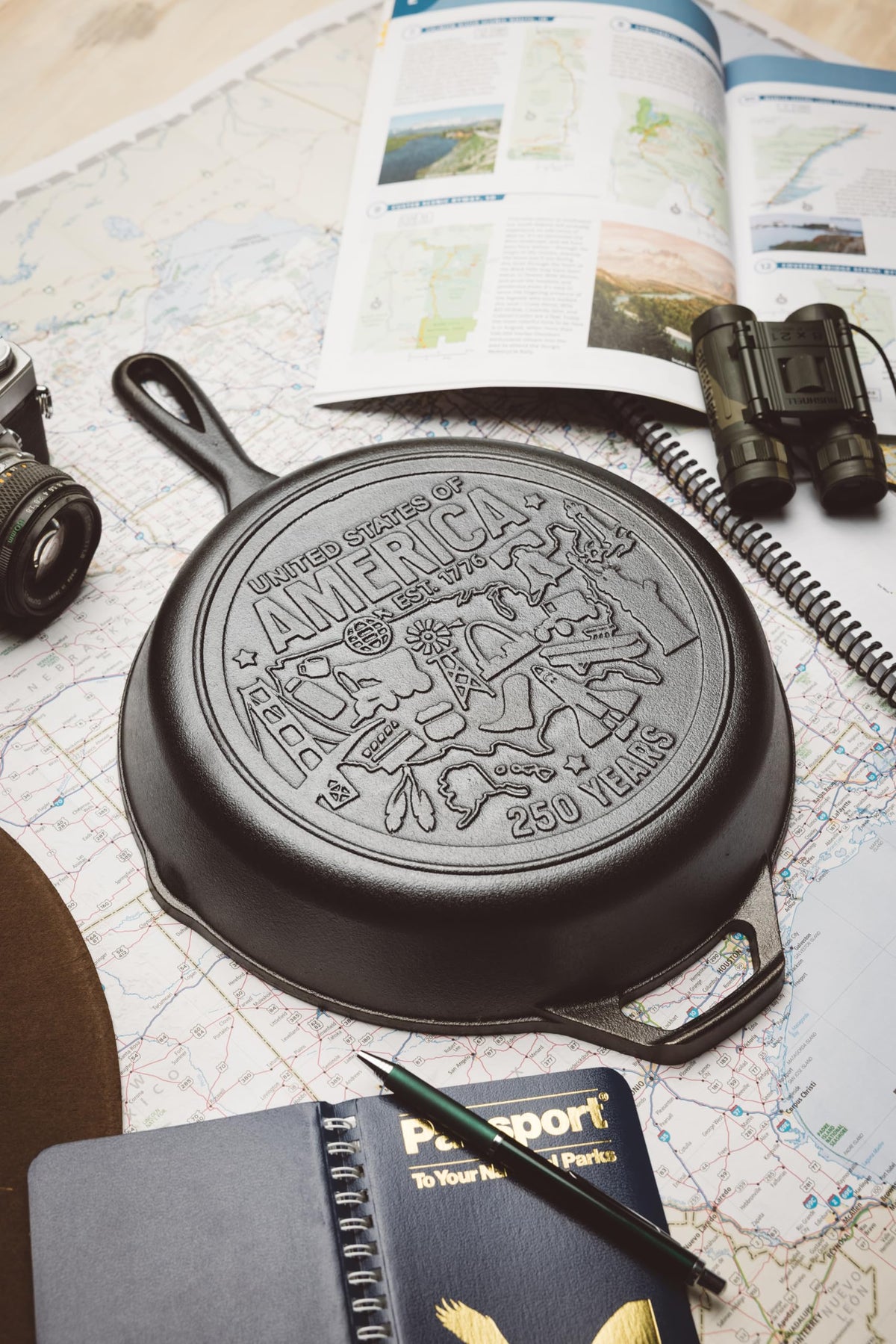 Lodge American symbols design highlighting heritage and American-made craftsmanship.