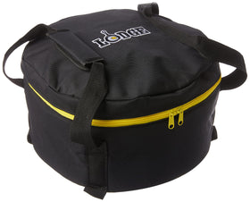 Lodge Black Camp Dutch Oven Tote Bag front view, durable protection for outdoor cooking.