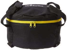 Lodge Black Camp Dutch Oven Tote Bag side strap for easy carry.