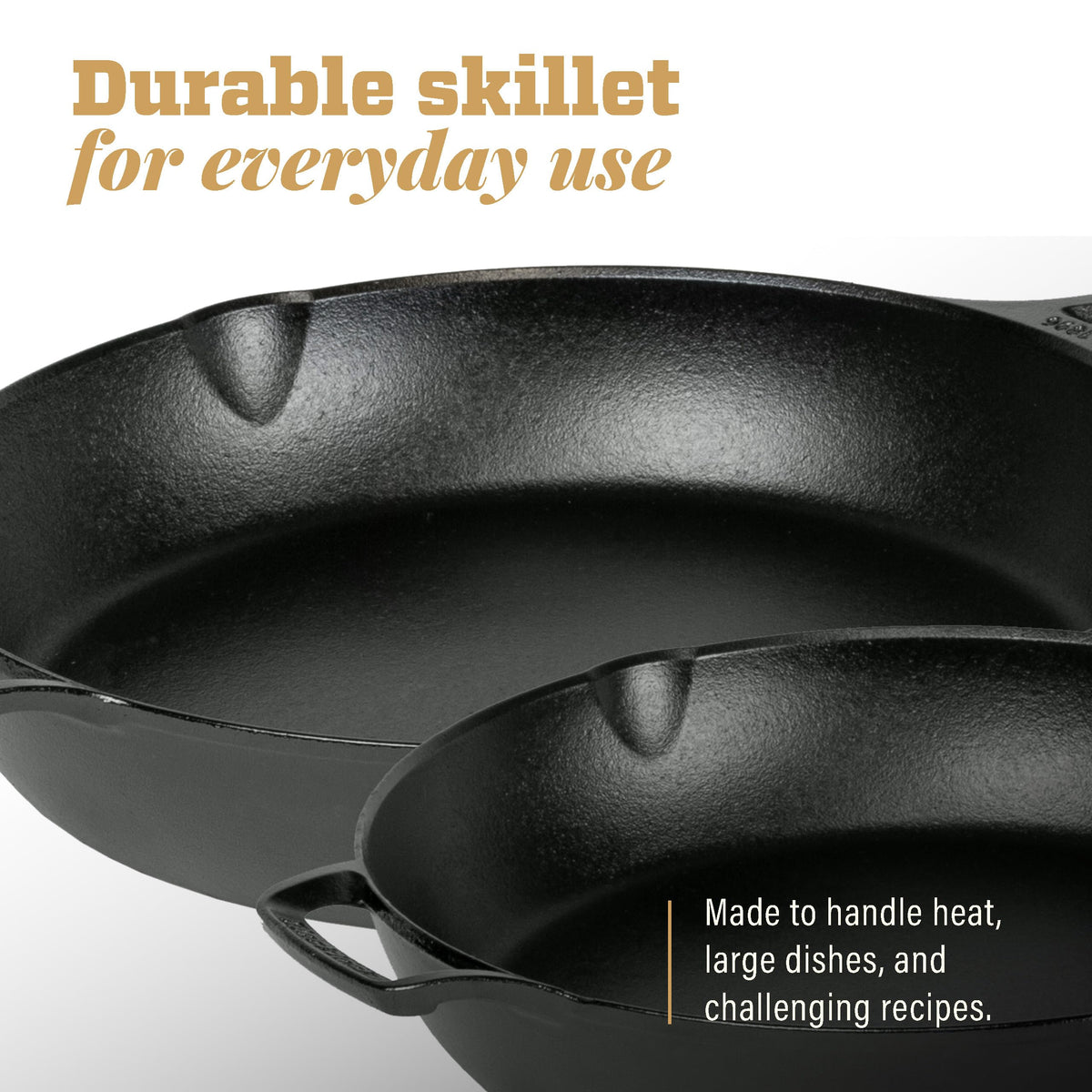 Lodge Blacklock lightweight design for comfortable daily use