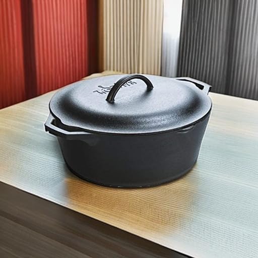 Lodge 7-quart cast iron great for family meals.