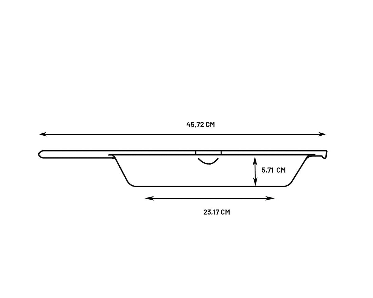 Lodge cast iron skillet teardrop handle for secure lifting