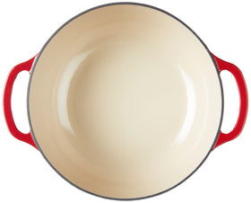 Lodge Essential Enamel Dutch Oven table ready finish for impressive serving