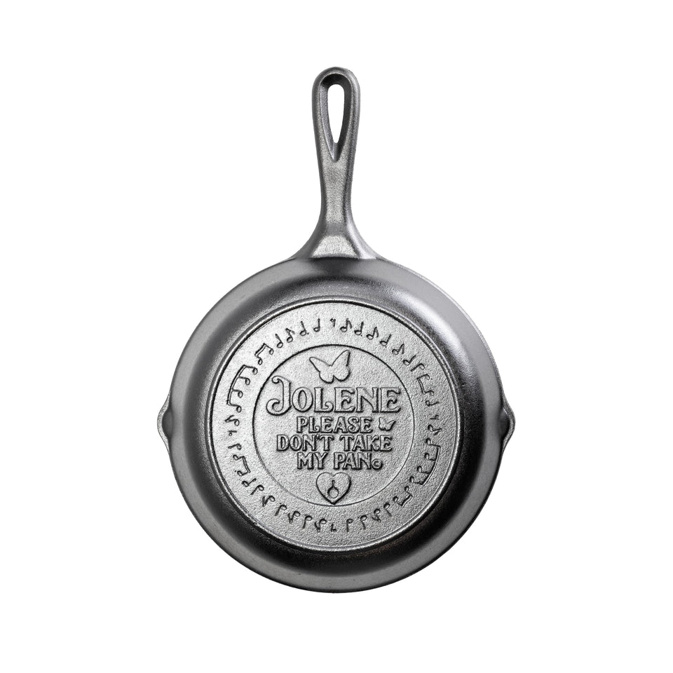 Lodge Jolene 8-inch skillet with teardrop handle for stove to oven use