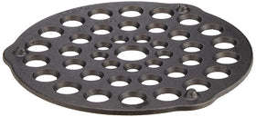 Lodge L8DOT3 meat rack elevates foods in a Dutch oven for even browning.