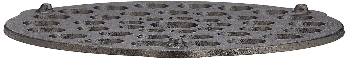 Lodge L8DOT3 pre-seasoned cast iron rack designed for 4-quart or larger Dutch ovens.