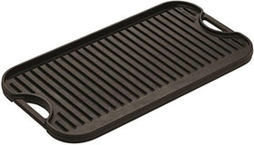 Lodge Pro-Grid front view showing dual surfaces for versatile cooking