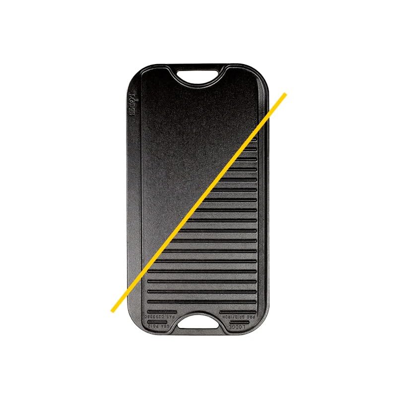 Lodge Pro-Grid grease gutter aids fat drainage during grilling
