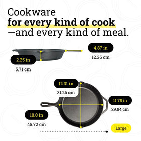 Lodge USA-made cookware reflects long-lasting quality and reliable performance.