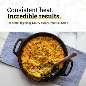 Lodge Seasoned Skillet ready-to-use surface for quick recipes