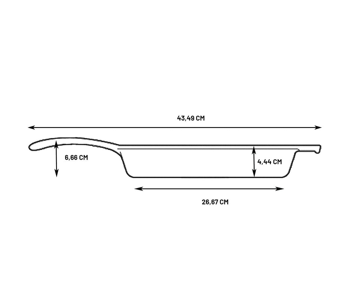 Lodge Square Grill Pan grease channel helps reduce surface slick and mess