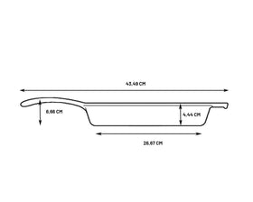 Lodge Square Grill Pan grease channel helps reduce surface slick and mess