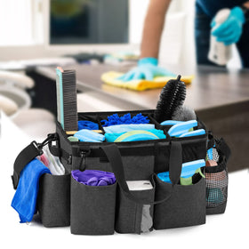 LoDrid organizer supports cleaners to stay organized during daily housekeeping tasks.