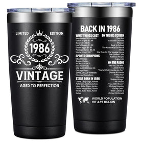 Loecuxe back-in-1986-20 oz tumbler in a classic daily-use design