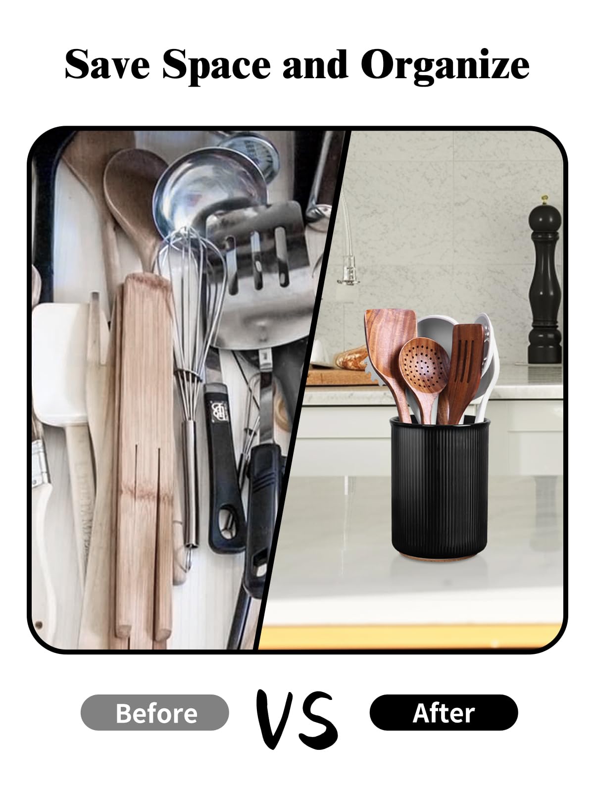 LoeJan sleek design complements modern, rustic, or farmhouse kitchens