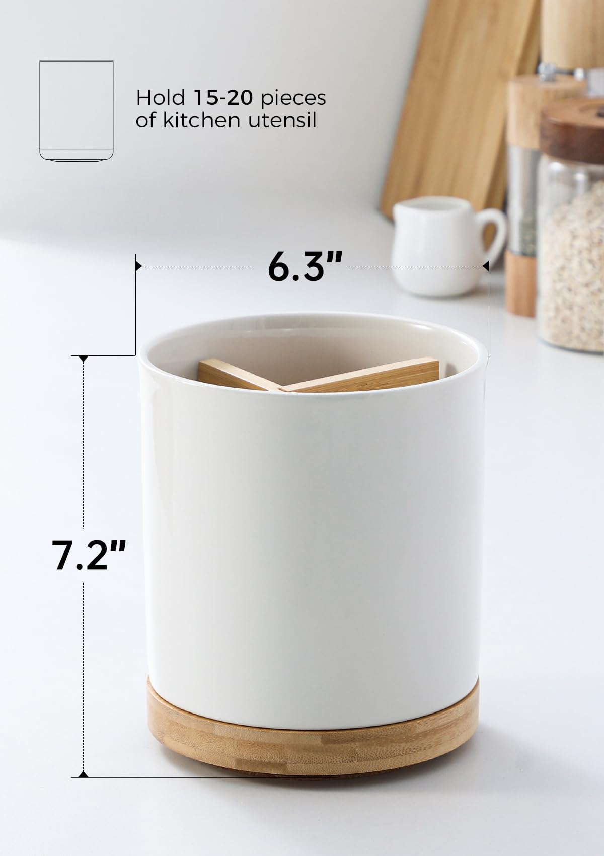 LoeJan three-compartment organizer neatly sorts utensils