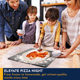 Loftern pizza steel enables multipurpose cooking for bread, pastries, and roasting.