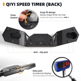 LogicTwist cube timer memory function saves last three attempts.