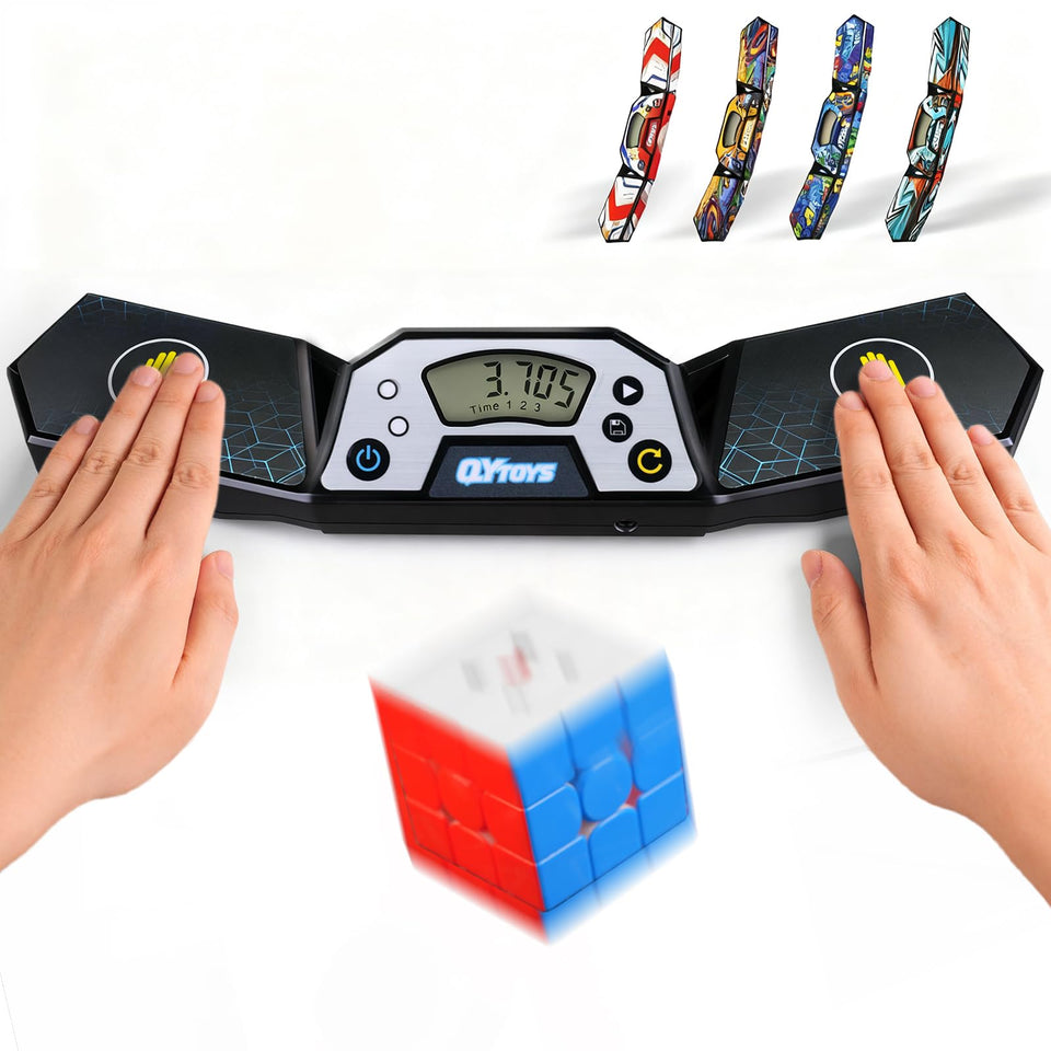 LogicTwist professional timer display for precise cubing race timing.