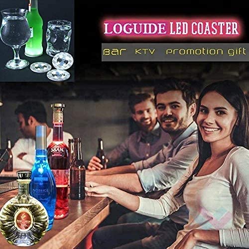 LOGUIDE flashing shots light adds party energy to the table