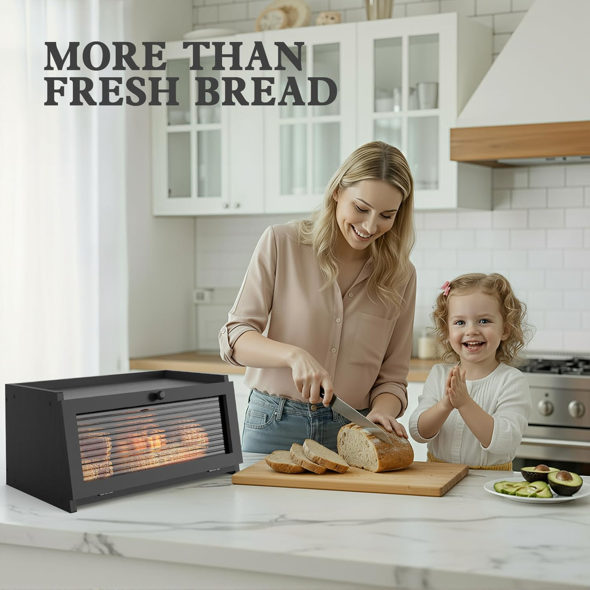 Simple tool-free assembly of LOHASOK bread box